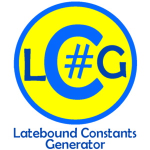 Latebound Constants Generator logo
