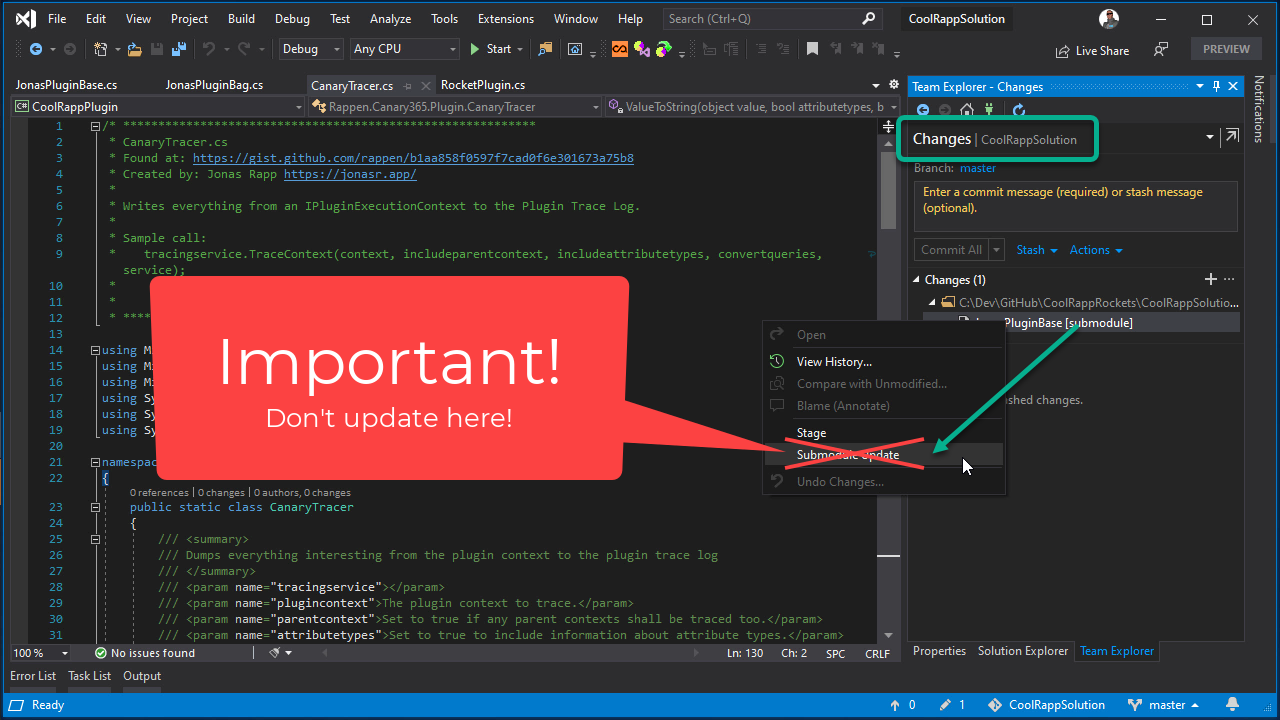 Как добавить проект visual studio в github